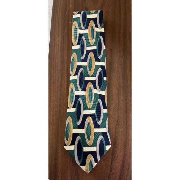 Vintage Men’s Bill Robinson Tie Handmade All 100% Silk Tie Handmade In USA Impor - Picture 1 of 6